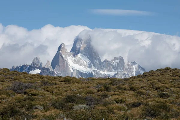 Torres Del Paine 国家公园 Laguna Torres 智利巴塔哥尼亚著名的地标 — 图库照片
