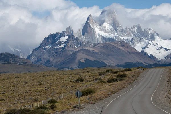 Torres Del Paine Parque Nacional Laguna Torres Famoso Marco Patagônia — Fotografia de Stock