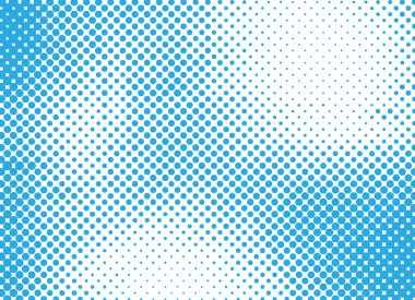 Mavi noktalı resim arka plan tasarımı için. Vektör çizim.