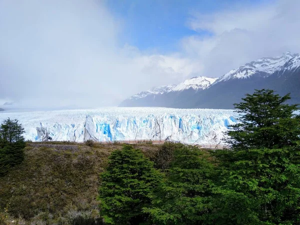 阿根廷的Los Glaciares国家公园 Santa Cruz Provice 在那里可以找到臭名昭著的Perito Moreno冰川 — 图库照片