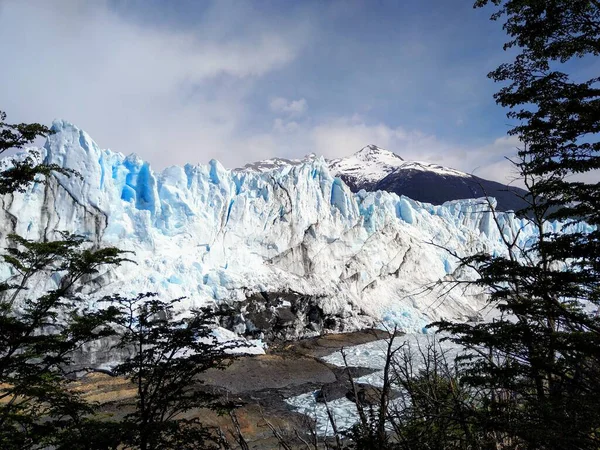 阿根廷的Los Glaciares国家公园 Santa Cruz Provice 在那里可以找到臭名昭著的Perito Moreno冰川 — 图库照片