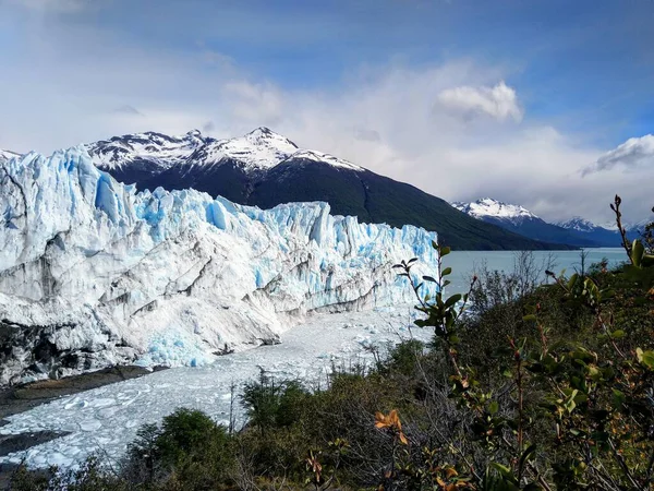 阿根廷的Los Glaciares国家公园 Santa Cruz Provice 在那里可以找到臭名昭著的Perito Moreno冰川 — 图库照片