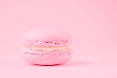 pembe macaron pembe, seçici odak ev yapımı