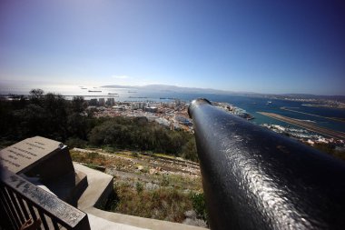 Cebelitarık 'ta okyanus manzarası