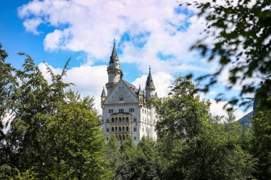 Bavyera Almanya 'daki Neuschwanstein Şatosu