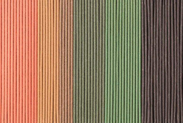 Rangen Van Multi Gekleurde Stokken Van Incenses Liggen Vorm Van — Stockfoto