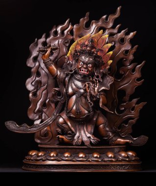 Bodhisattva Vadzrapani kızgın bir görüntü Buda'nın savunucusu