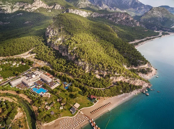 Beldibi'nin dağ yerleşimi, sahil şeridinin en iyi görünümü
