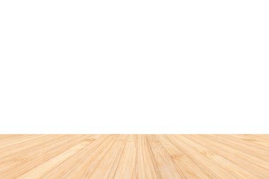 Açık kahverengi renkte ahşap zemin dokusu beyaz arkaplanda izole edilmiş.