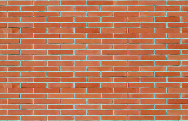 Red brick wall textured background