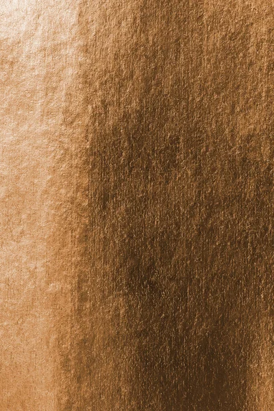 Folha Cobre Brilhante Embrulho Papel Textura Fundo Para Papel Parede — Fotografia de Stock