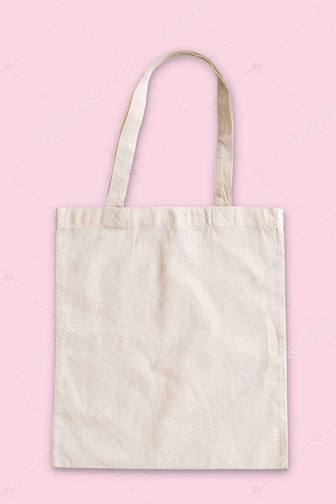 Fotos de Bolso Tela Tela Bolsa Compras Mockup Aislado Sobre Fondo