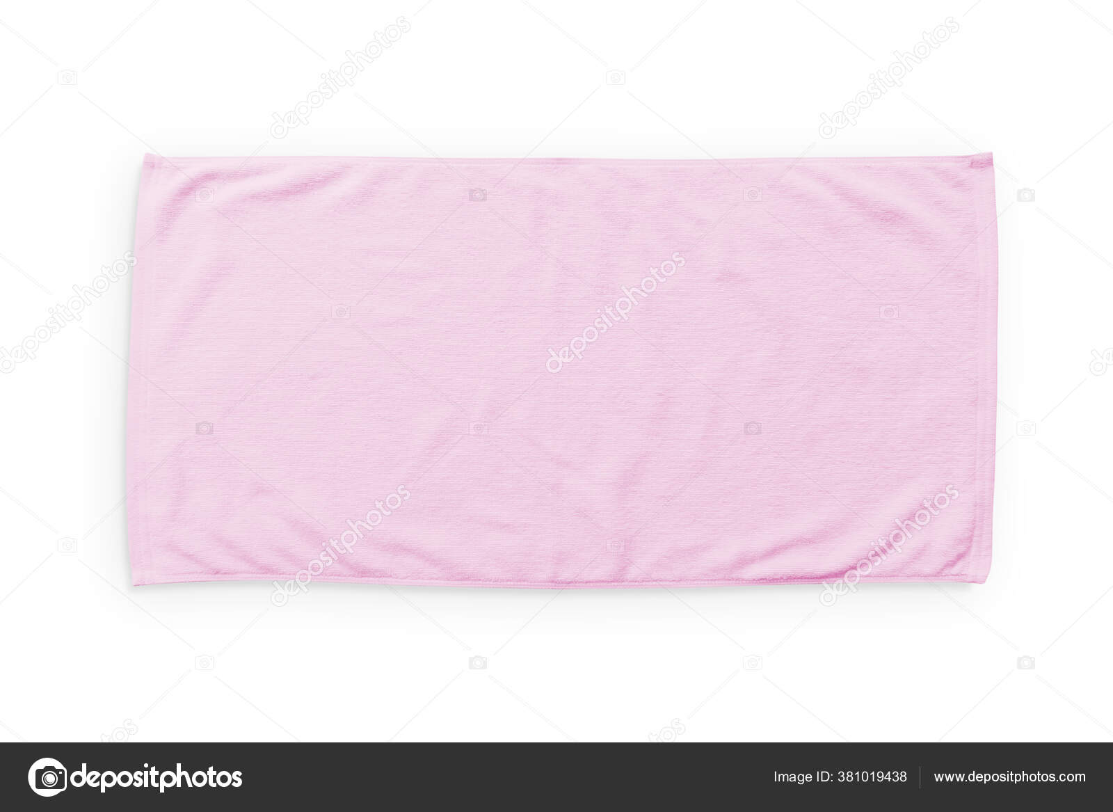 Download Pink Beach Towel Mock Isolated White Background Flat Lay Top Royalty Free Photo Stock Image By C Chinnapong 381019438