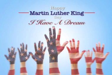 Martin Luther King günün kutlu olsun. 18 Ocak. Amerikan bayrağını taşıyan bir hayalim var. 
