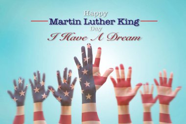 Martin Luther King günün kutlu olsun. 18 Ocak. Amerikan bayrağını taşıyan bir hayalim var. 