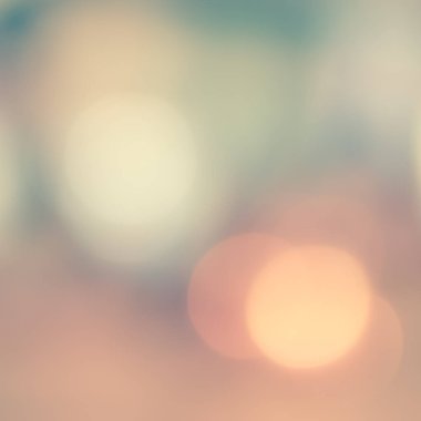 Bokeh arka planı bulanıklaştırdı şehir gecesi bulanık soyut ışık partisi klasik tarzda sıcak pastel tatlı pembe altın ve soluk mavi nane yeşili
