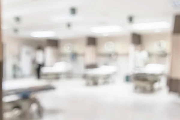 Suddig Bakgrund Akutmottagning Eller Intensivvårdsavdelning Sjukhus Med Suddig Medicinsk Personal — Stockfoto