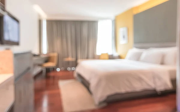 Ξενοδοχείο Υπνοδωμάτιο Θολό Φόντο Guest Room Εσωτερικό Θολή Άνετο King — Φωτογραφία Αρχείου