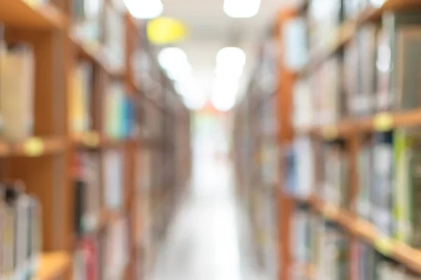 Iskolai Könyvtár Vagy Tanterem Oktatási Homályos Háttér Elmosódott Kilátással Könyvek — Stock Fotó