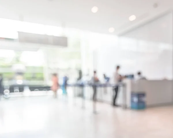 Zakelijk Kantoor Lobby Wazig Achtergrond Van Bank Receptie Klant Patiënt — Stockfoto