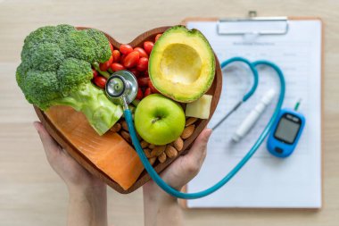 Ketojenik diyet için keto besin, sağlıklı beslenme yaşam tarzı iyi kalp sağlığı için iyi protein, yağ oranı düşük karbonhidrat kalp hastalıklarını ve diyabet hastalıklarını önlemek için sağlıklı beslenme tarzı.