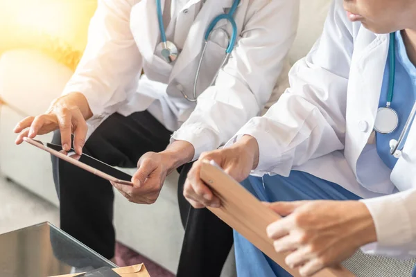 Lavoro Squadra Medico Chirurgico Team Chirurgia Del Pronto Soccorso Chirurgo — Foto Stock