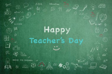 Yeşil karatahtayla öğretmenler günün kutlu olsun. 