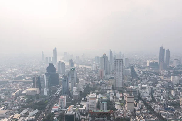 Bangkok Thailand Dezember 2018 Die Luftverschmutzung Bangkok Mit Dem Pm2 — Stockfoto