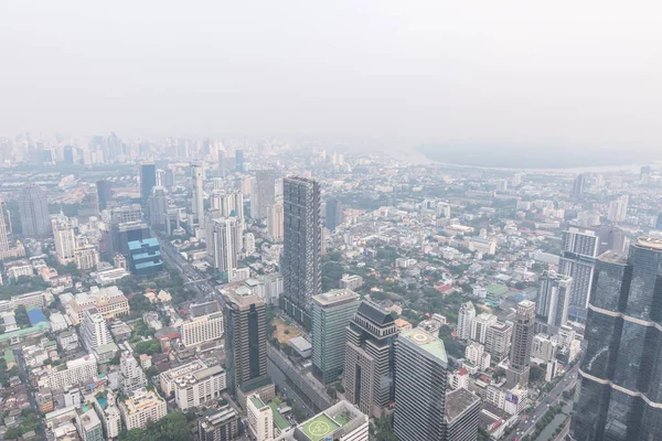 Bangkok Thailand Dezember 2018 Die Luftverschmutzung Bangkok Mit Dem Pm2 — Stockfoto