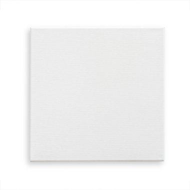 Beyaz tuval çerçeve beyaz arkaplanda izole edilmiş şablon boyutu ile resim çizimi ve fotoğraf asma iç dekorasyonu için kırpma yolu