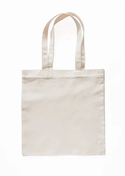 Tote Τσάντα Καμβά Ύφασμα Ύφασμα Eco Shopping Τσάντα Mockup Κενό — Φωτογραφία Αρχείου