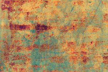 Arabada arka plan için eski kırmızı metal duvar doku