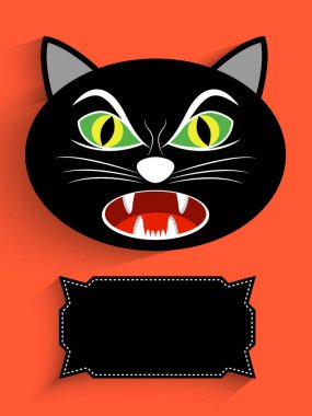 Poster, pankart ya da Cadılar Bayramı partisinin resmi.