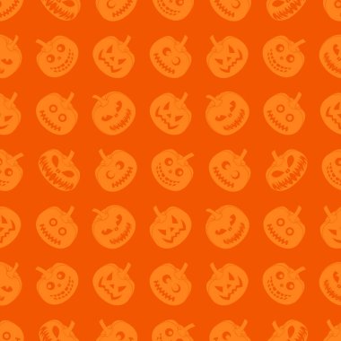 Cadılar Bayramı elementlerinin kusursuz deseni.