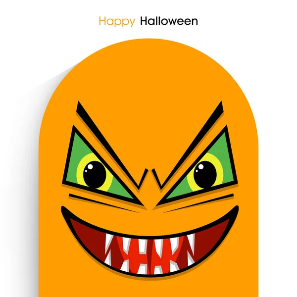 Illustrazione Poster Banner Invito Della Festa Halloween — Vettoriale Stock