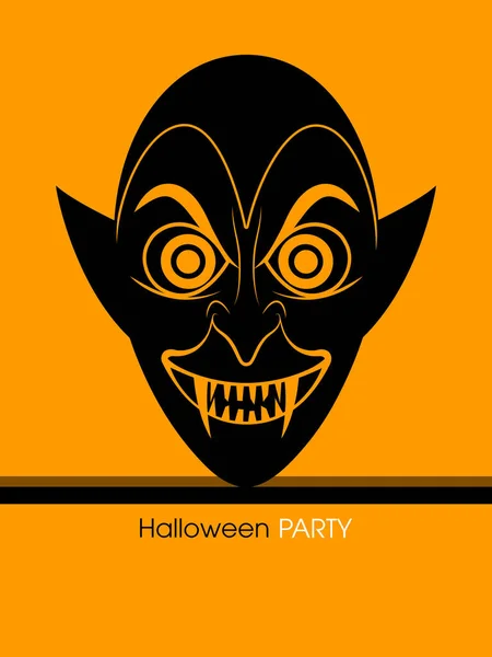 Illustrazione Poster Banner Invito Della Festa Halloween — Vettoriale Stock