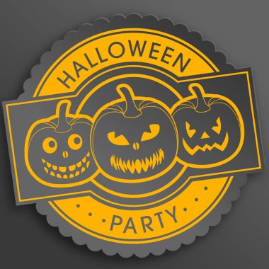 Poster, pankart ya da Cadılar Bayramı partisinin resmi.