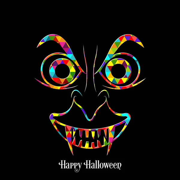 Illustration Affiche Bannière Invitation Fête Halloween — Image vectorielle