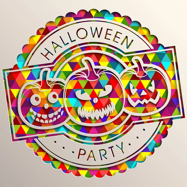 Illustrazione Poster Banner Invito Della Festa Halloween — Vettoriale Stock