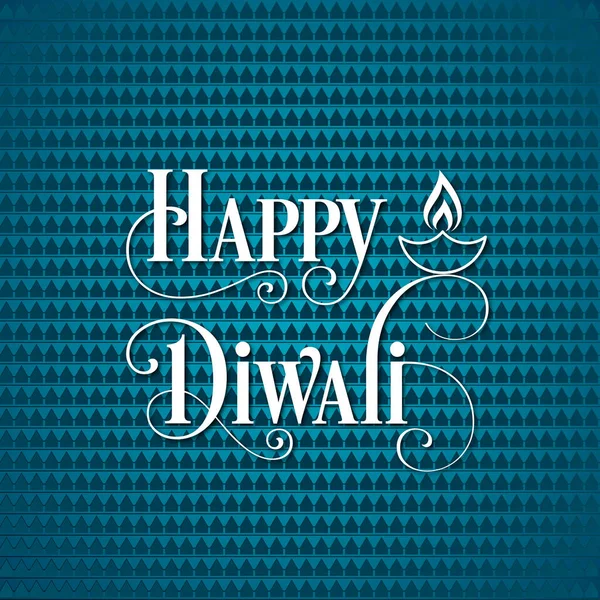 Illustration Happy Diwali Pour Célébration Festival Communautaire Hindou — Image vectorielle