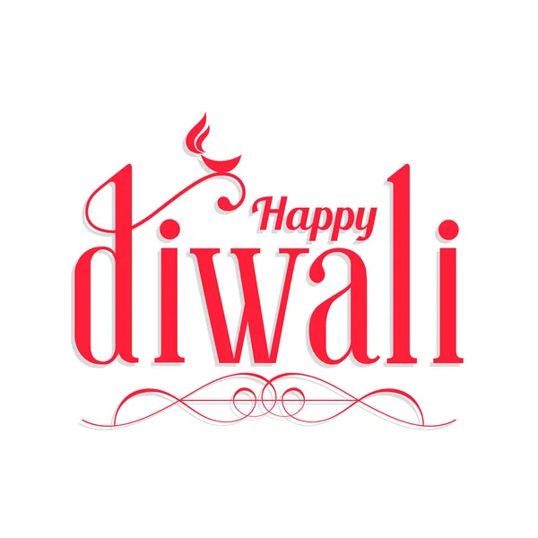 Illustration Happy Diwali Pour Célébration Festival Communautaire Hindou — Image vectorielle