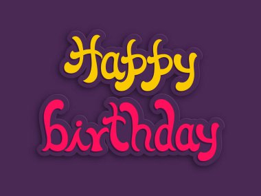 Güzel kaligrafi ile mutlu yıllar..