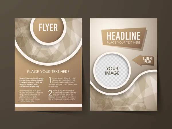 Business Broschüre Flyer Design Format Vorlage — Stockvektor