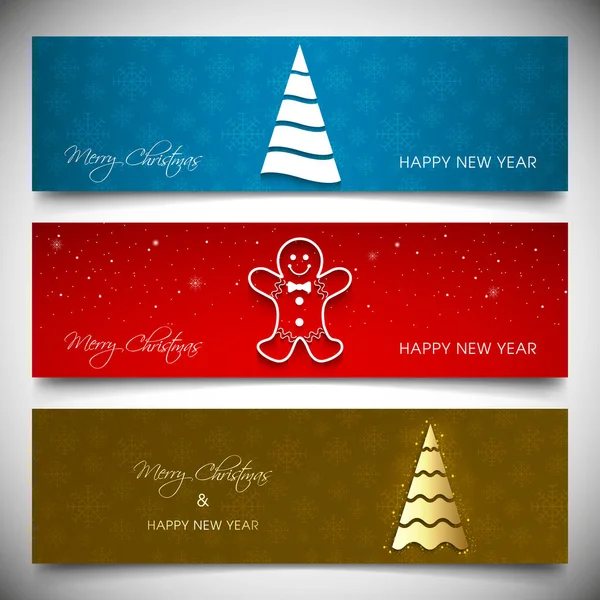 Banner Web Feliz Navidad Para Celebración Del Festival Comunidad Cristiana — Vector de stock