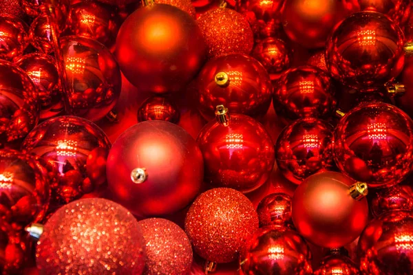 Noel topları kırmızı xmas arka plan. Görüntü