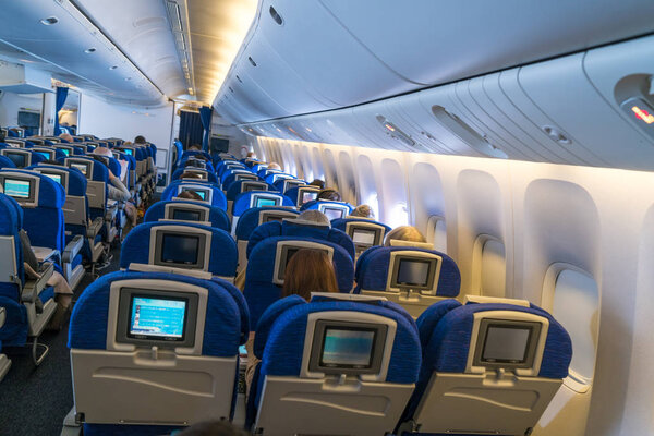 Interior Of Aircraft Cabin