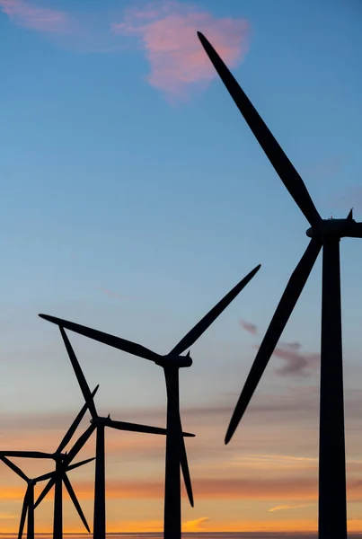 Geradores Energia Turbinas Eólicas Parques Eólicos — Fotografia de Stock