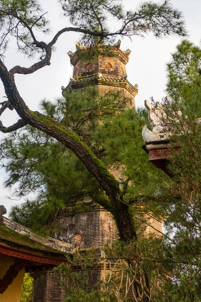 Thien Pagoda Patrimoniul Mondial Unesco Hue Vietnam — Fotografie, imagine de stoc