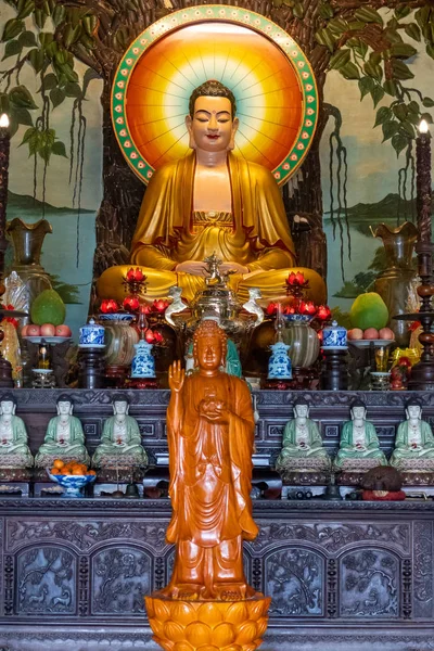 Buddha Statuen Farbton Vietnam — Stockfoto