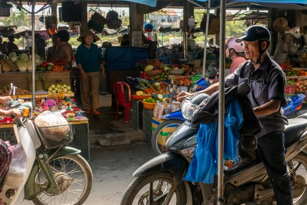 Groentemarkt Hoi Vietnam — Stockfoto